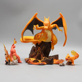 Pokemon Anime Figure Dragonite Charizard Evolution Action Figurine 13.5cm Pvc Statue Model Doll Collectible Room Decora Toy Gift