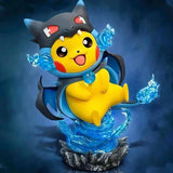 12cm Pokemon Anime Figures Pikachu Cosplay Gengar Charizard Bulbasaur Psyduck Kawaii Figurine PVC Statue Model Kids Xmas Gifts