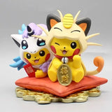 12cm Pokemon Anime Figures Pikachu Cosplay Gengar Charizard Bulbasaur Psyduck Kawaii Figurine PVC Statue Model Kids Xmas Gifts