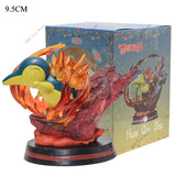 Anime Pokemon Figure Charizard Squirtle Bulbasaur Vulpix Scenes Special Effects Version Figurine Toys PVC Model Collection Dolls