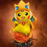 12cm Pokemon Anime Figures Pikachu Cosplay Gengar Charizard Bulbasaur Psyduck Kawaii Figurine PVC Statue Model Kids Xmas Gifts