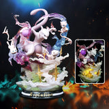 Pokemon Evolution Eevee Anime Figures Charizard Raichu Mewtwo Dragonite Venusaur Gengar Illuminous Figurine PVC Statue Model Toy