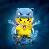 12cm Pokemon Anime Figures Pikachu Cosplay Gengar Charizard Bulbasaur Psyduck Kawaii Figurine PVC Statue Model Kids Xmas Gifts