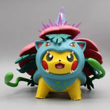 12cm Pokemon Anime Figures Pikachu Cosplay Gengar Charizard Bulbasaur Psyduck Kawaii Figurine PVC Statue Model Kids Xmas Gifts